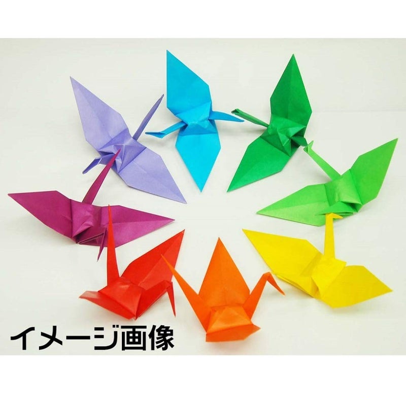 Toyo 068303 Origami Tanto Color Paper, 13.8 inches (35 cm) Square, Yellow, Pack of 12 - Image 5